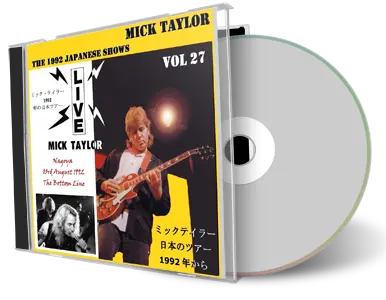 Artwork Cover of Mick Taylor 1992-08-03 CD Nagoya Audience