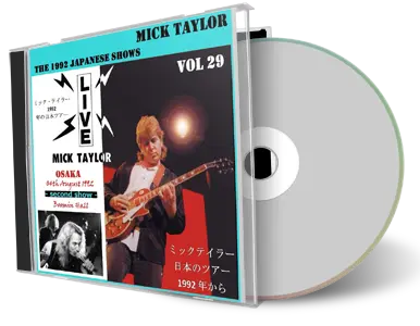 Artwork Cover of Mick Taylor 1992-08-04 CD Osaka Audience