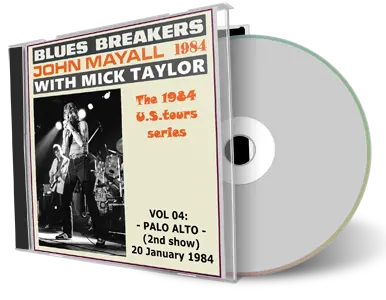 Artwork Cover of Mick Taylor John Mayall 1984-01-20 CD Palo Alto Audience