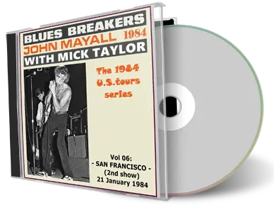 Artwork Cover of Mick Taylor John Mayall 1984-01-21 CD San Francisco Audience