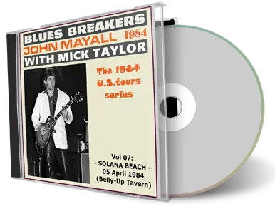 Artwork Cover of Mick Taylor John Mayall 1984-04-05 CD Solana Beach Audience