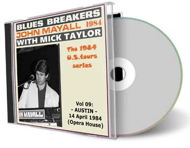 Artwork Cover of Mick Taylor John Mayall 1984-04-14 CD Austin Audience