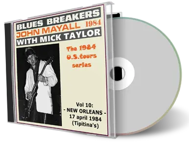 Artwork Cover of Mick Taylor John Mayall 1984-04-17 CD New Orleans Audience