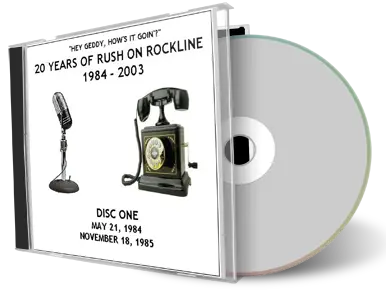 Artwork Cover of Rush 1985-11-18 CD Rockline Audience