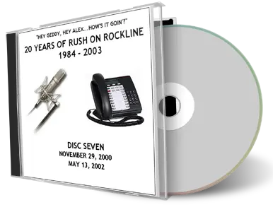 Artwork Cover of Rush 2000-05-29 CD Rockline Soundboard