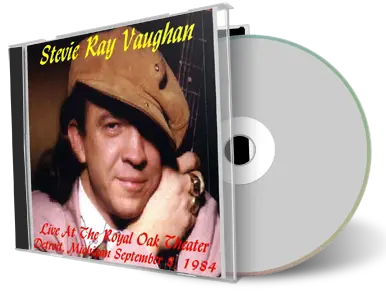 Artwork Cover of Stevie Ray Vaughan 1984-09-08 CD Detroit Audience