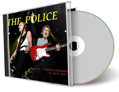 Artwork Cover of The Police 2007-07-10 CD Miami Gardens Audience