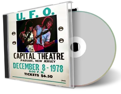 Artwork Cover of Ufo 1978-12-08 CD Passiac Soundboard