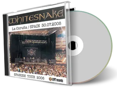 Artwork Cover of Whitesnake 2008-07-30 CD Coruna Audience