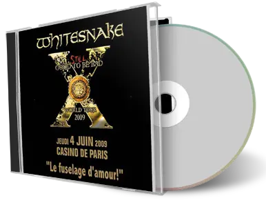Artwork Cover of Whitesnake 2009-06-04 CD Le Fuselage Damour Audience