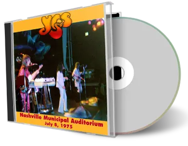 Artwork Cover of Yes 1975-07-08 CD Nashville Audience