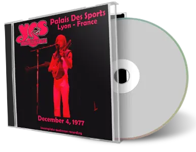 Artwork Cover of Yes 1977-12-04 CD Lyon Audience