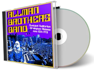 Artwork Cover of Allman Brothers Band 1971-06-16 CD Birmingham Audience