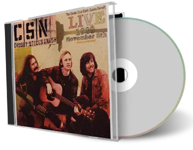 Artwork Cover of Csn 1989-11-08 CD Santa Cruz Soundboard