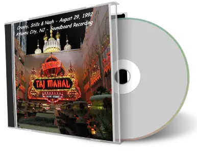 Artwork Cover of Csn 1992-08-29 CD Atlantic City Soundboard