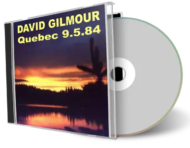 Artwork Cover of David Gilmour 1984-05-09 CD Quebec Audience