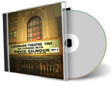 Artwork Cover of David Gilmour 1984-05-17 CD Syracuse Audience