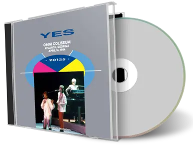 Artwork Cover of Yes 1984-04-16 CD Atlanta Audience