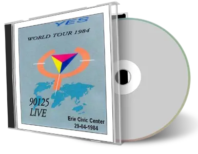 Artwork Cover of Yes 1984-04-29 CD Erie Audience