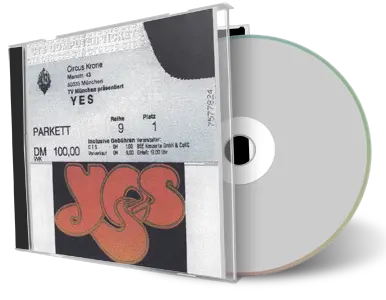 Artwork Cover of Yes 1998-04-03 CD Munchen Audience