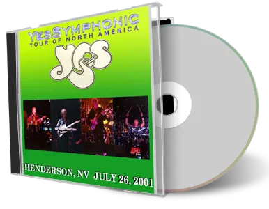 Artwork Cover of Yes 2001-07-26 CD Henderson Audience