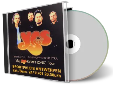 Artwork Cover of Yes 2001-11-24 CD Antwerpen Audience