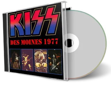 Artwork Cover of Kiss 1977-11-29 CD Des Moines Audience