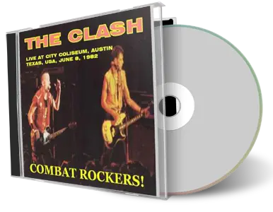 Artwork Cover of The Clash 1982-06-08 CD Austin Audience