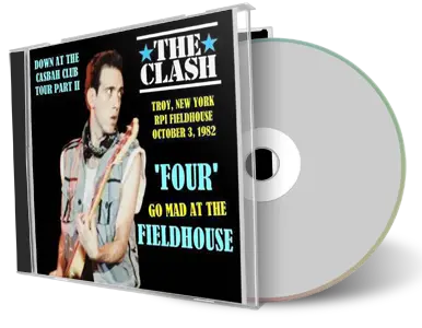 Artwork Cover of The Clash 1982-10-03 CD Troy Audience