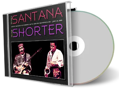 Artwork Cover of Carlos Santana And Wayne Shorter Band 1988-06-25 CD Mansfield Soundboard