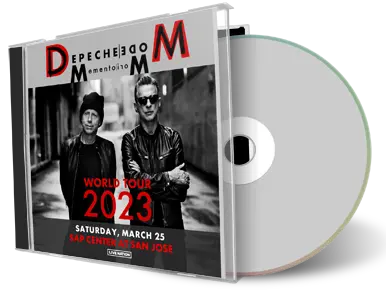 Artwork Cover of Depeche Mode 2023-03-25 CD San Jose Audience