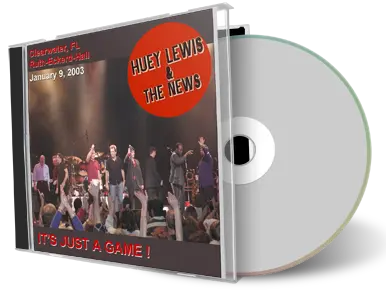 Artwork Cover of Huey Lewis 2003-01-09 CD Clearwater Soundboard