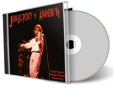 Artwork Cover of Jean-Luc Ponty 1989-11-10 CD Anaheim Audience