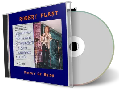 Artwork Cover of Robert Plant 1999-11-13 CD Brum Audience