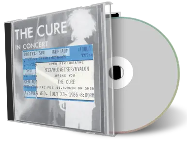 Artwork Cover of The Cure 1986-07-23 CD San Diego Audience
