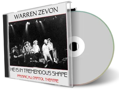 Artwork Cover of Warren Zevon 1980-04-18 CD Passaic Soundboard