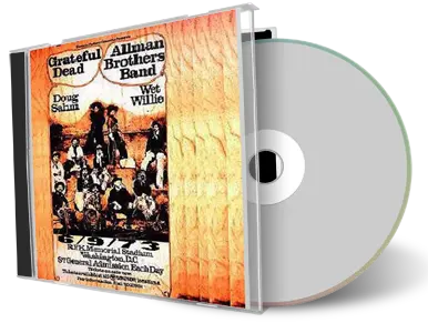 Artwork Cover of Allman Brothers Band Compilation CD Rfk Memorial Stadium 1973 Soundboard