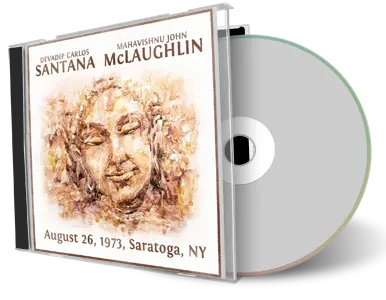 Artwork Cover of Carlos Santana And John Mclaughlin 1973-08-26 CD Saratoga Audience