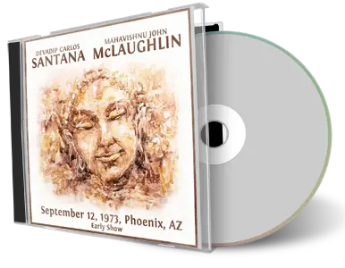 Artwork Cover of Carlos Santana And John Mclaughlin 1973-09-12 CD Phoenix Audience