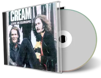 Artwork Cover of Cream Compilation CD Live In Europe Audience