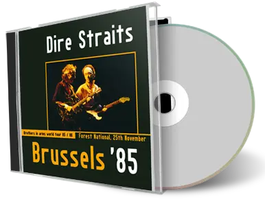 Artwork Cover of Dire Straits 1985-11-25 CD Brussels Audience