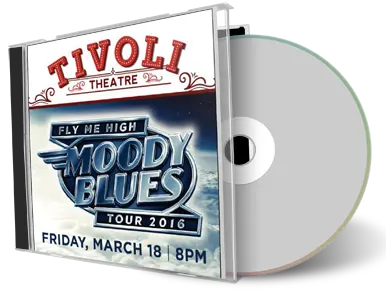 Artwork Cover of Moody Blues 2016-03-18 CD Tivoli Theatre Audience