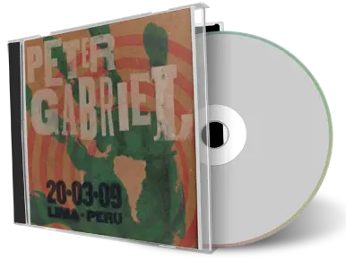 Artwork Cover of Peter Gabriel 2009-03-20 CD Lima Soundboard