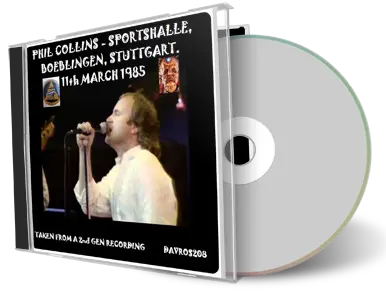 Artwork Cover of Phil Collins 1985-03-11 CD Stuttgart Audience