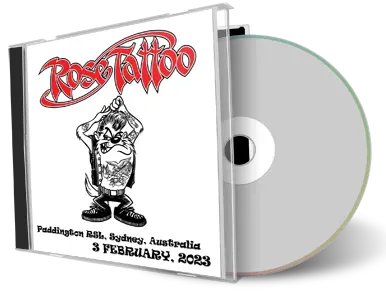 Artwork Cover of Rose Tattoo 2023-02-03 CD Sydney Audience