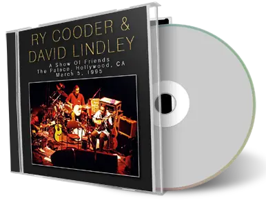 Artwork Cover of Ry Cooder And David Lindley 1995-03-05 CD Hollywood Audience