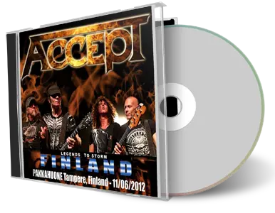 Artwork Cover of Accept 2012-11-06 CD Tampere Audience