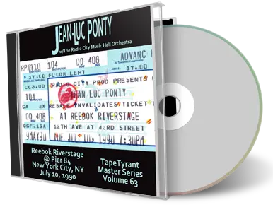 Artwork Cover of Jean-Luc Ponty 1990-07-10 CD New York City Audience