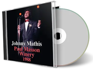 Artwork Cover of Johnny Mathis 1988-09-09 CD Saratoga Audience