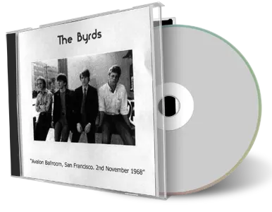 Artwork Cover of The Byrds 1968-11-02 CD San Francisco Soundboard
